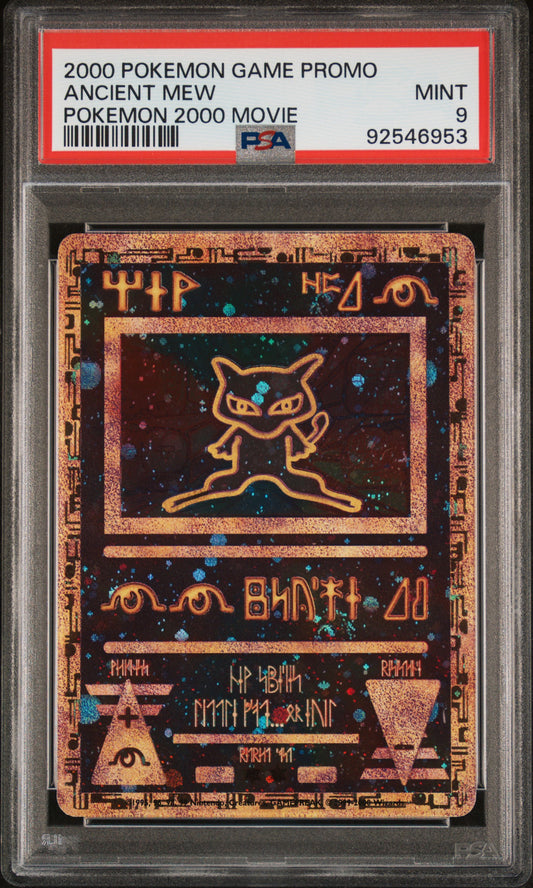 Carte Pokémon Mew antique Promo Film 2000 PSA9