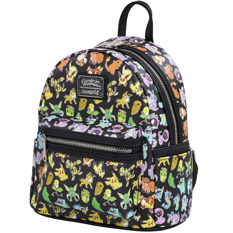 Pokemon Loungefly Sac A Dos Pokemon Party Full Print