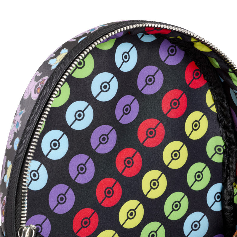 Pokemon Loungefly Sac A Dos Pokemon Party Full Print