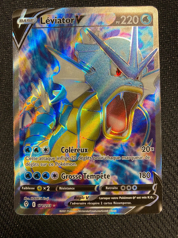 Carte Pokémon Léviator V FA 171/203 Evolution celeste