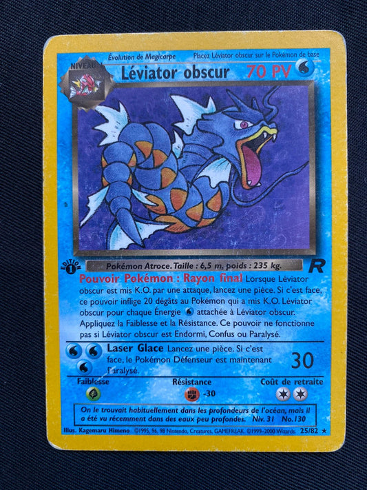 Carte Pokémon Léviator obscur ED1 25/82 team rocket