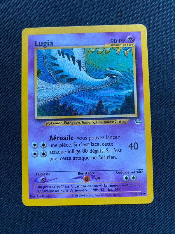 Carte Pokémon Lugia 20/64 neo révélation