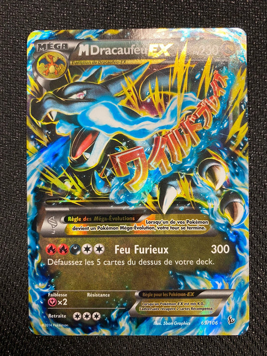 Carte Pokémon MDracaufeu EX 69/106 xy etincelles