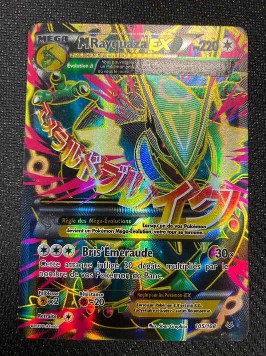 Carte Pokémon MRayquaza EX 105/108 XY ciel rugisant