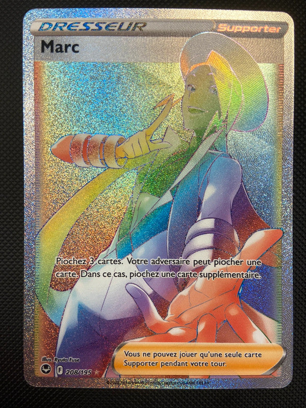 Carte Pokémon Marc Rainbow 208/195 Tempête argentée