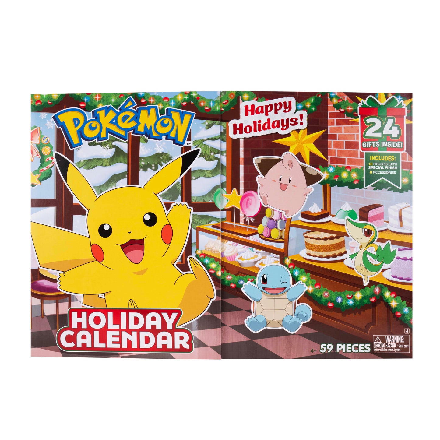 Calendrier de l'avent 2025 Pokémon Figurine 24 pieces