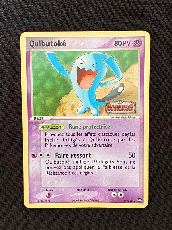 Carte Pokémon Qulbutoké Reverse 24/108 ex gardiens du pouvoir