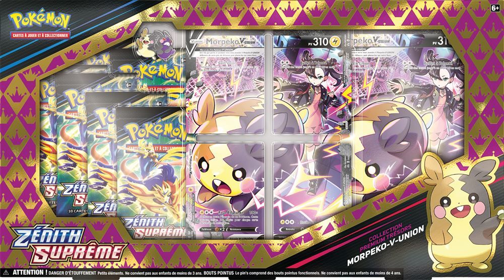 Coffret Pokémon Premium Collection Trésors Morpeko V-Union