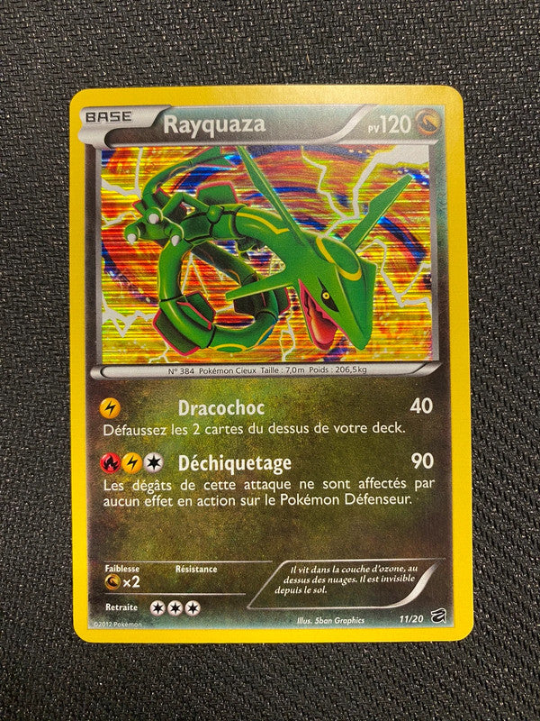 Carte Pokémon Rayquaza Holo 11/20 Coffre des dragons