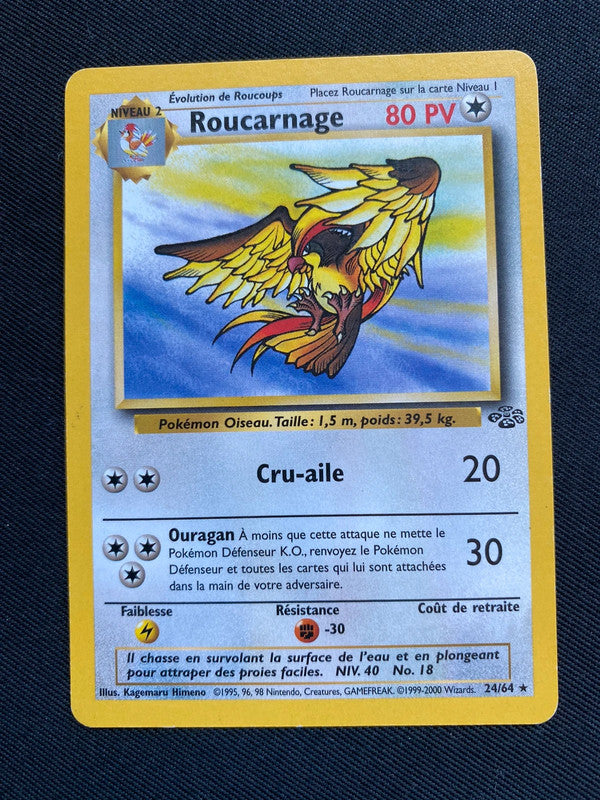 Carte Pokémon Roucarnage 24/64 jungle