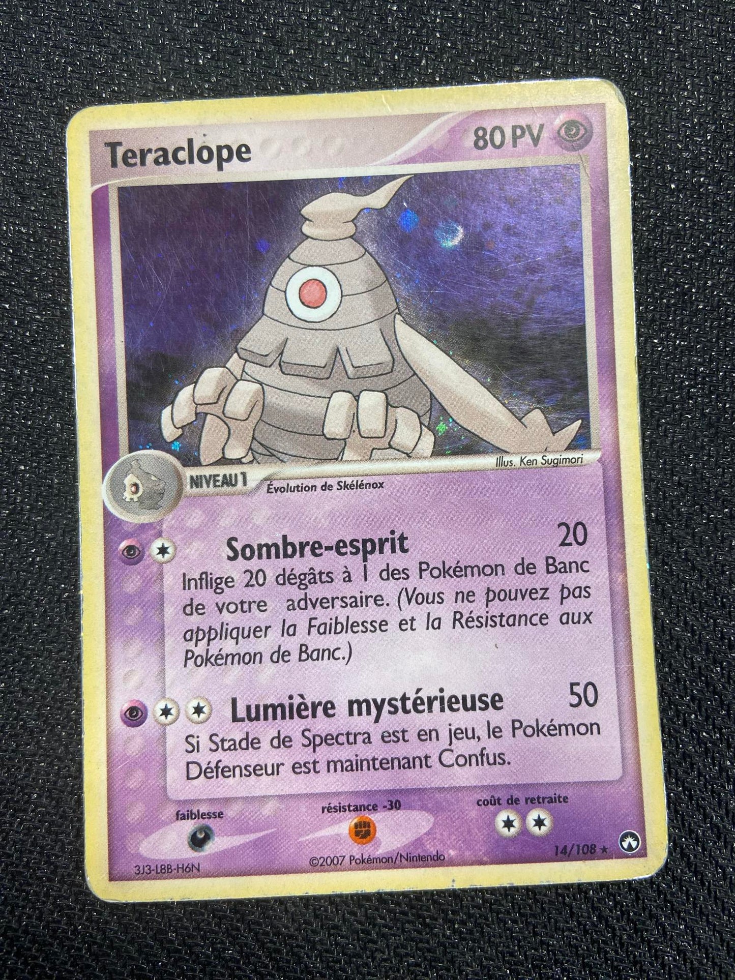 Carte Pokémon Terraclope 14/108 EX : Gardiens du Pouvoir