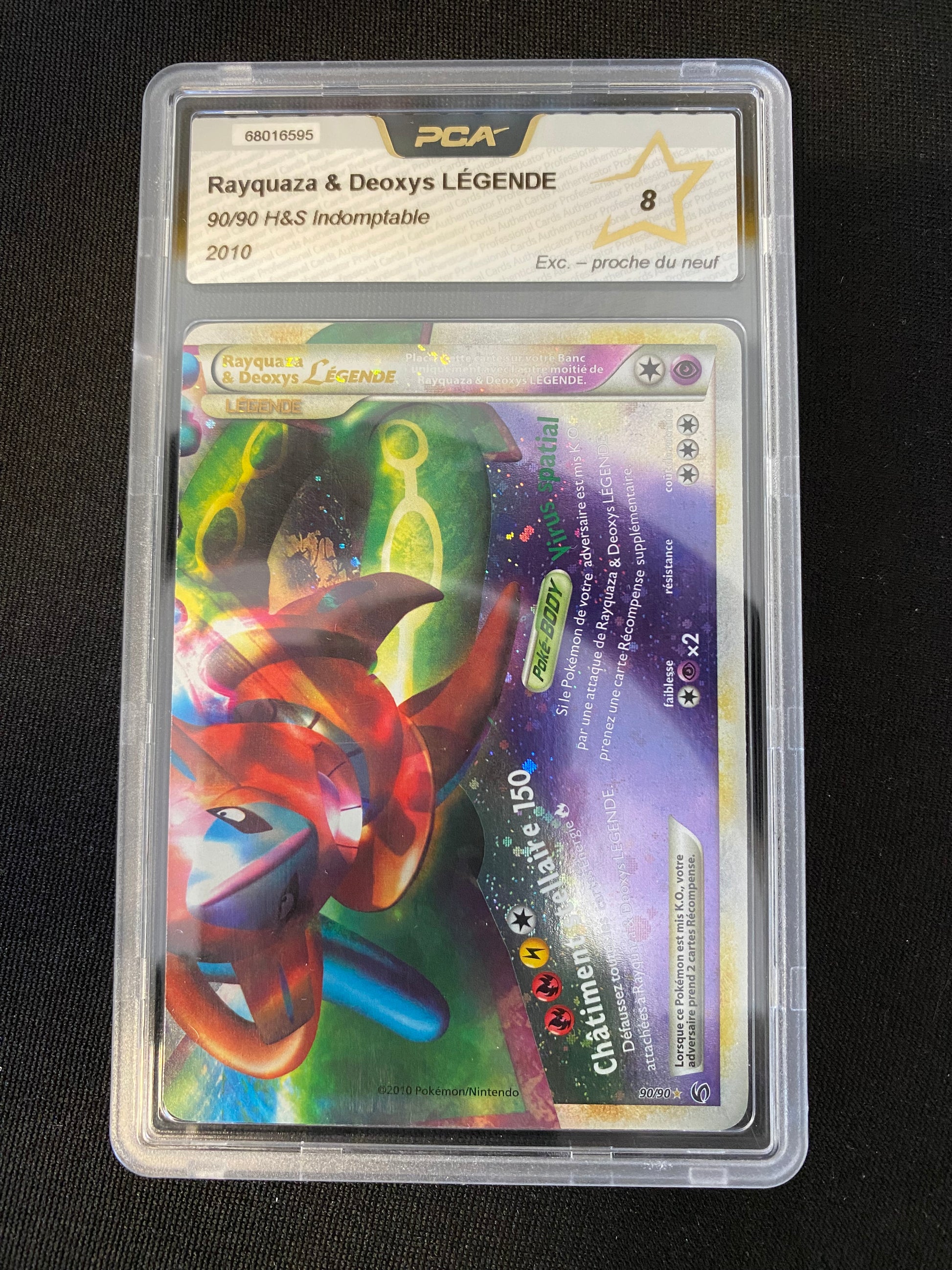 Carte Pokémon Rayquaza & Deoxys Legende 90/90 PCA 8 H&S Indomptable - Carte à l'unité - VegaStore