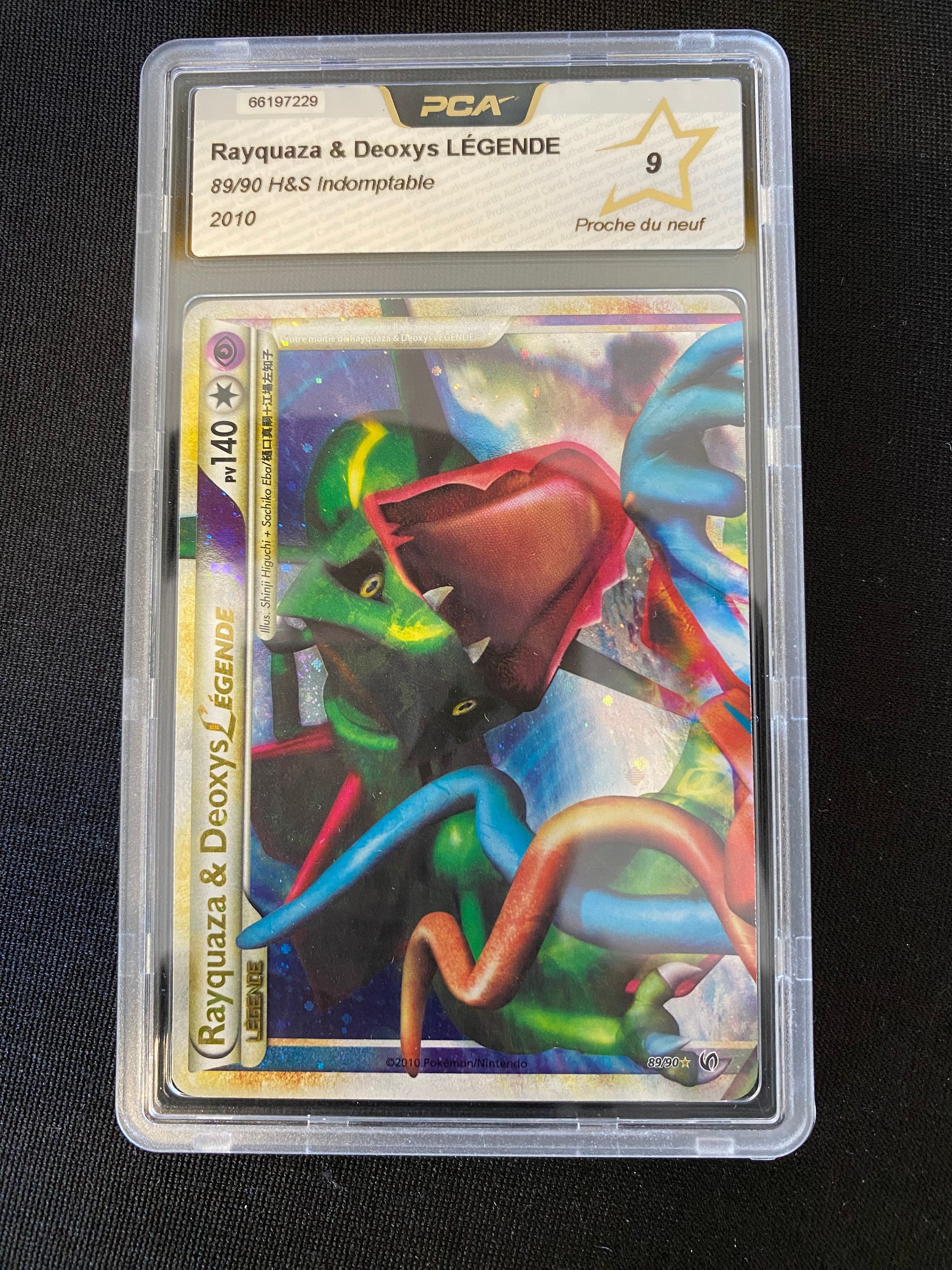 Carte Pokémon Rayquaza & Deoxys Legende 89/90 PCA 9 H&S Indomptable - Carte à l'unité - VegaStore