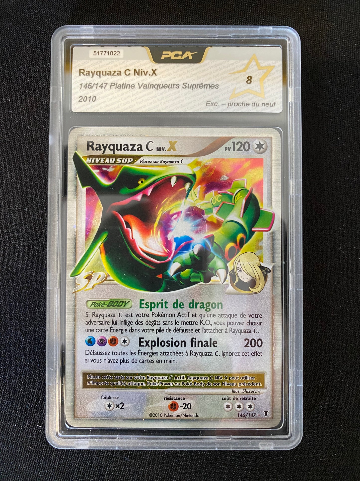 Carte pokémon Rayquaza C Niv.X 146/147 PCA 8 - Carte à l'unité - VegaStore