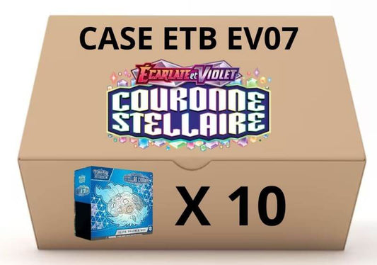 Case Coffret Pokémon Dresseur d'élite - EV07 - Couronne Stéllaire  x10