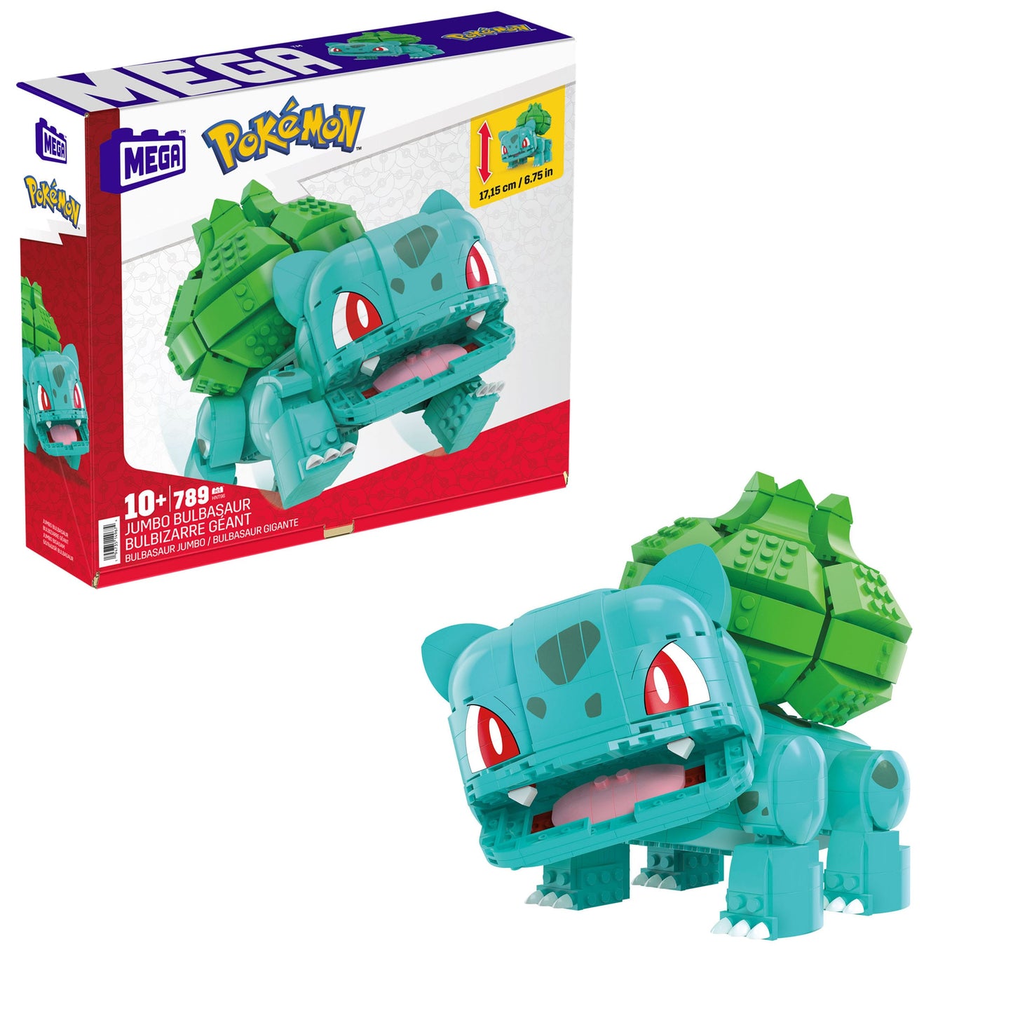 Pokémon jeu de construction Mega Construx Bulbizarre Géant 25 cm