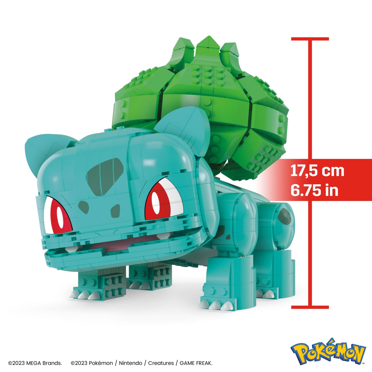 Pokémon jeu de construction Mega Construx Bulbizarre Géant 25 cm