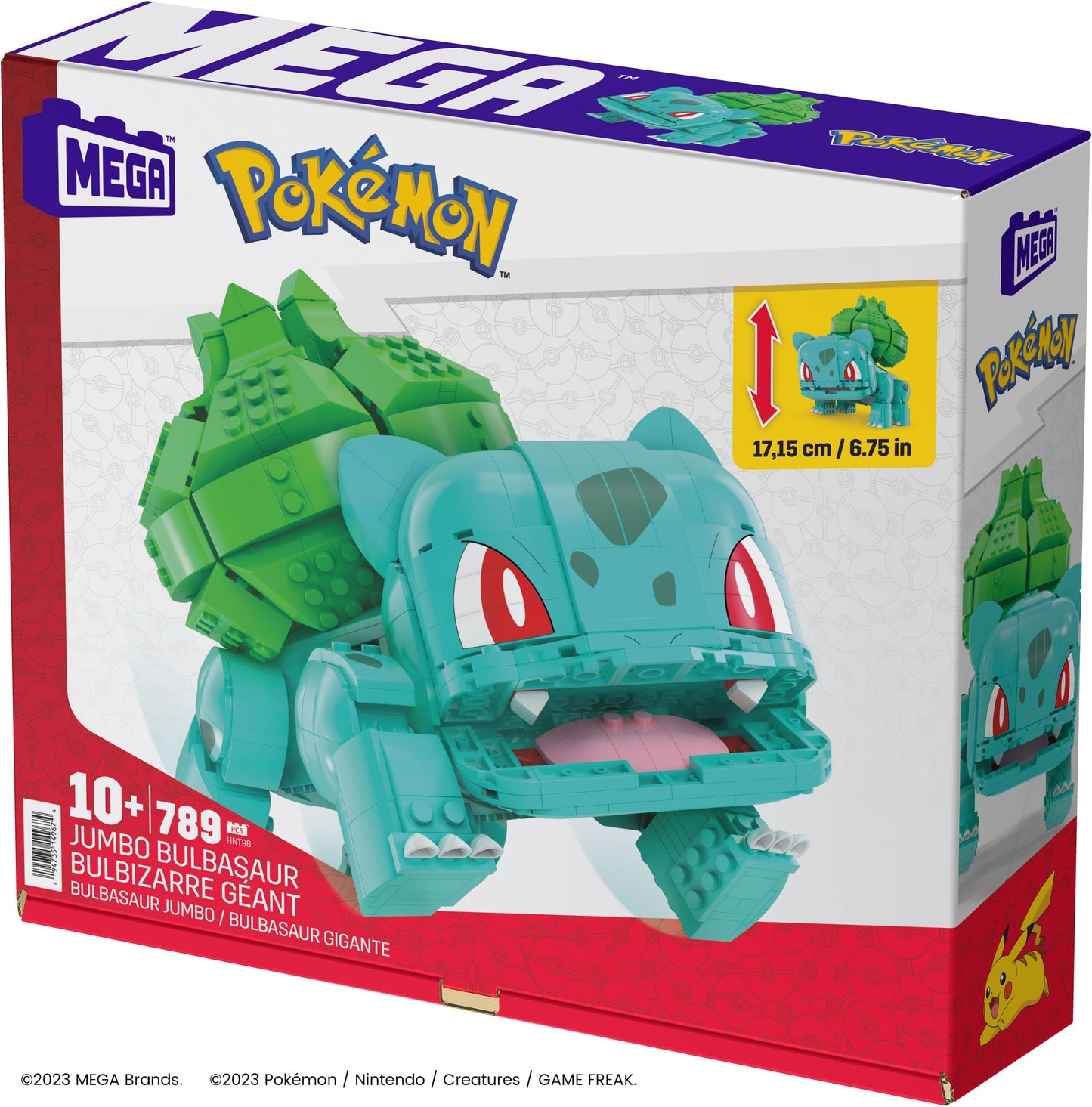 Pokémon jeu de construction Mega Construx Bulbizarre Géant 25 cm