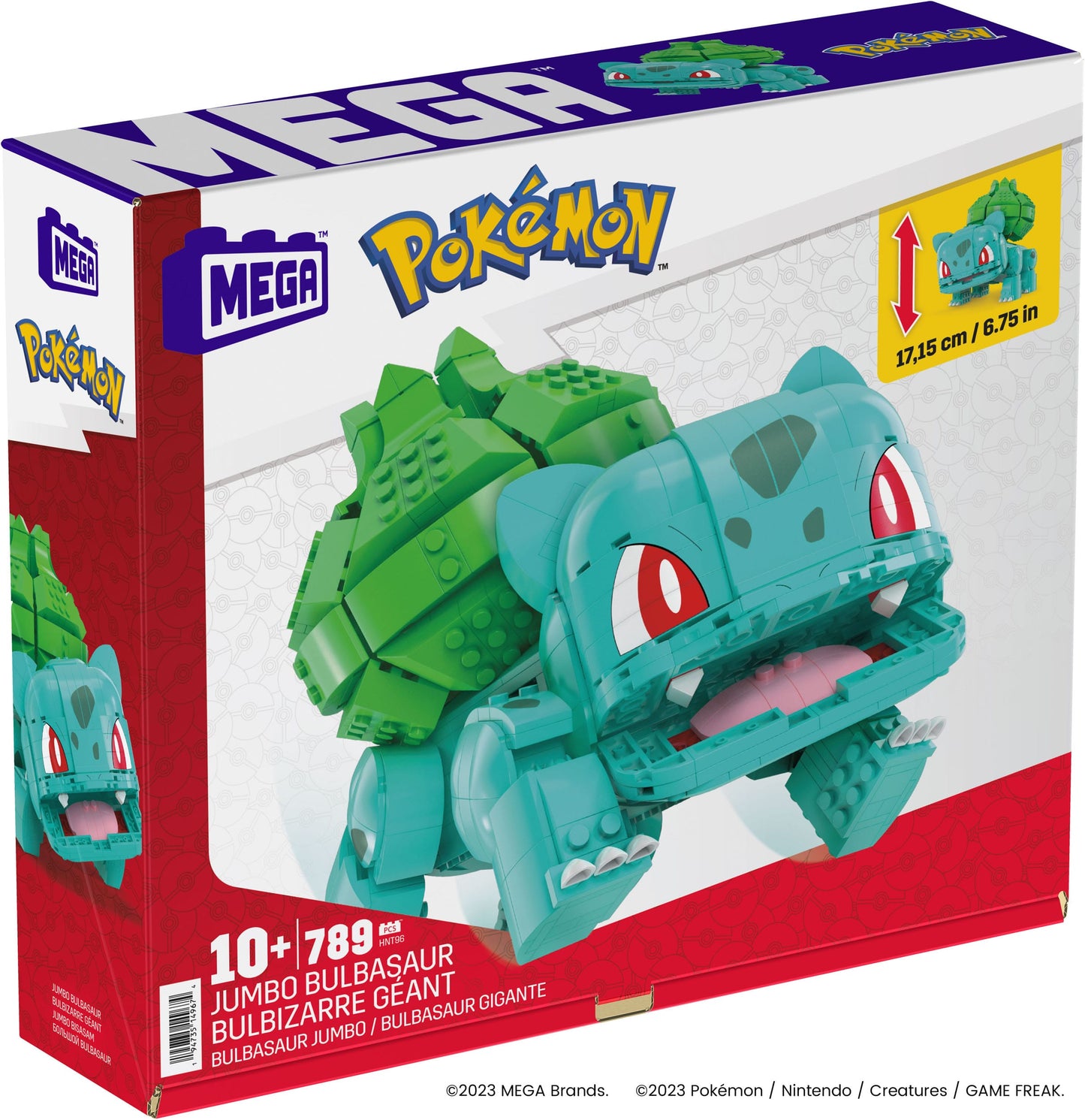 Pokémon jeu de construction Mega Construx Bulbizarre Géant 25 cm