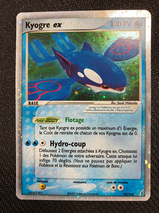 Carte Pokémon Kyogre EX 95/100 ex gradiens de crystal