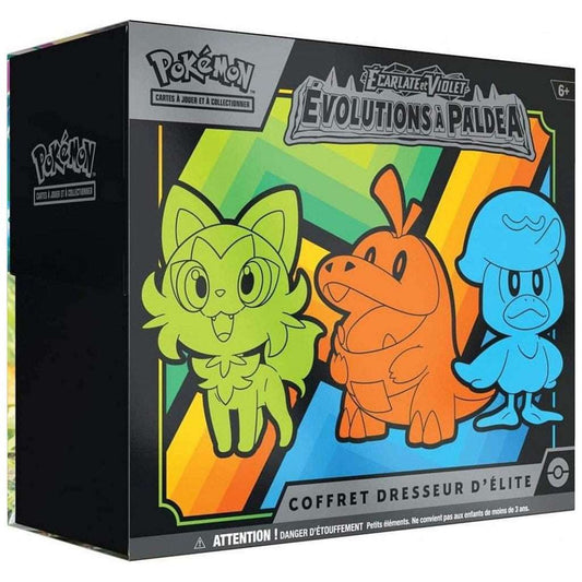 Coffret Pokémon Dresseur d'élite - EV02 - Evolutions à Paldea