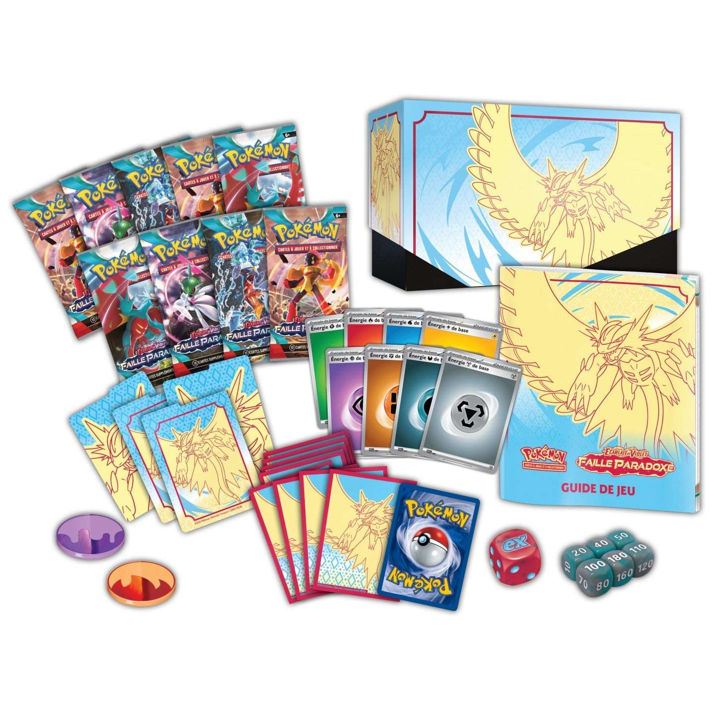 Coffret Pokémon Dresseur d'élite - EV04 - Faille Paradoxe - Rugit Lune