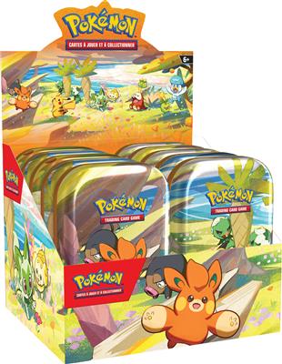 Display de 10 Mini Tins Pokémon Amis de paldéa