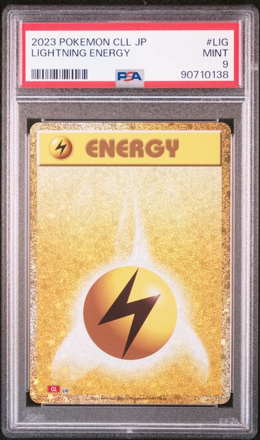 Carte Pokémon LIGHTNING ENERGY CLL LIG PSA 9 JPN