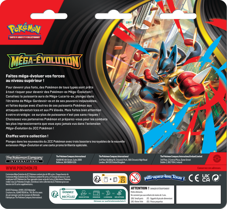 Tripack ME01 - Méga évolution - Akwakwak ou Psykokwak