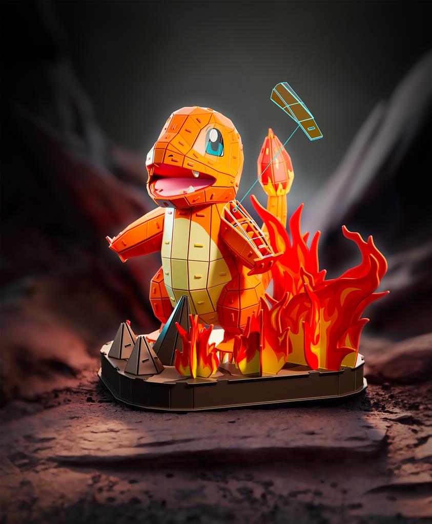 Salameche - 4D Build Pokémon