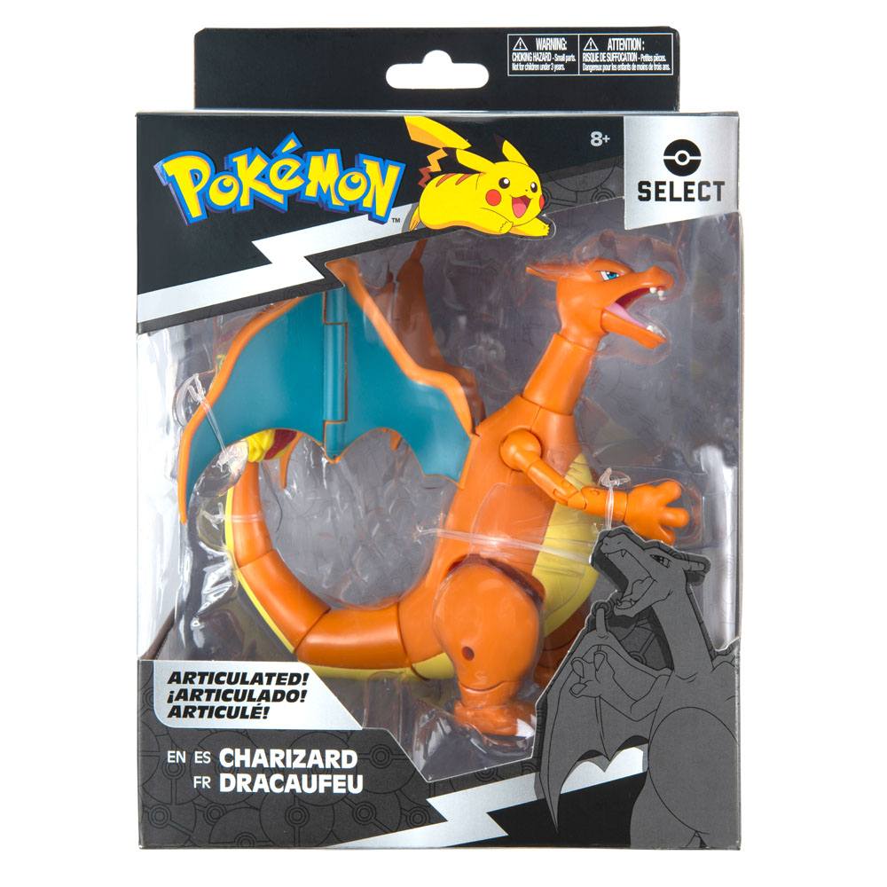 Pokémon figurine Select Dracaufeu 15 cm