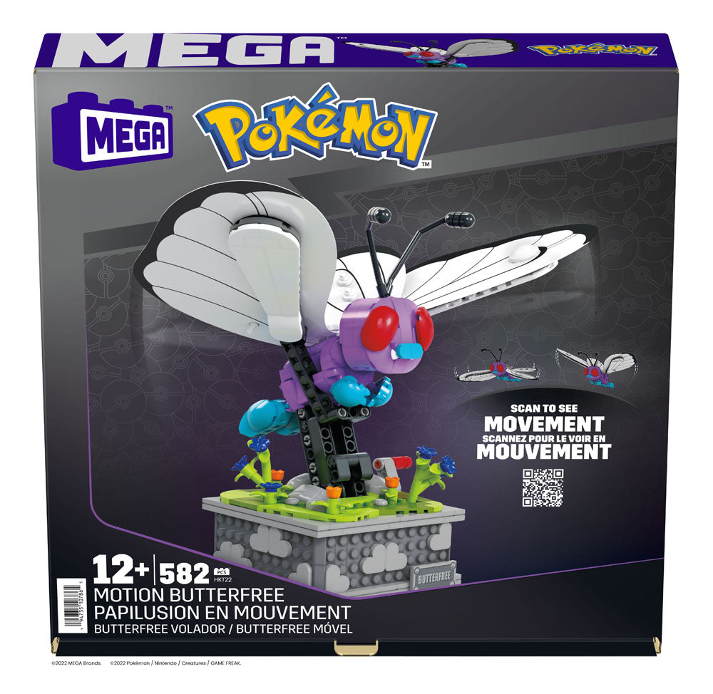 Pokémon jeu de construction Mega Construx Motion Papilusion 22 cm